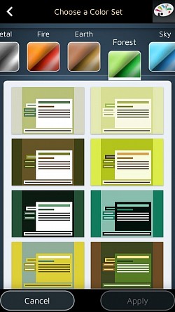 SMART-versjonen tilbyr deg 56 forhåndsinnstillinger for farger (alle kan redigeres i Pro-versjonen)